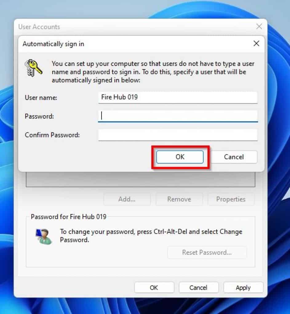 Enable Auto Login In Windows 11 Through Settings