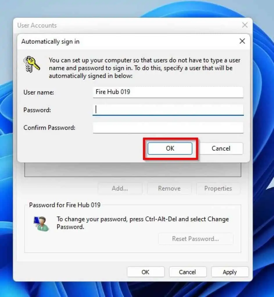 Enable Auto Login In Windows 11 Through Settings