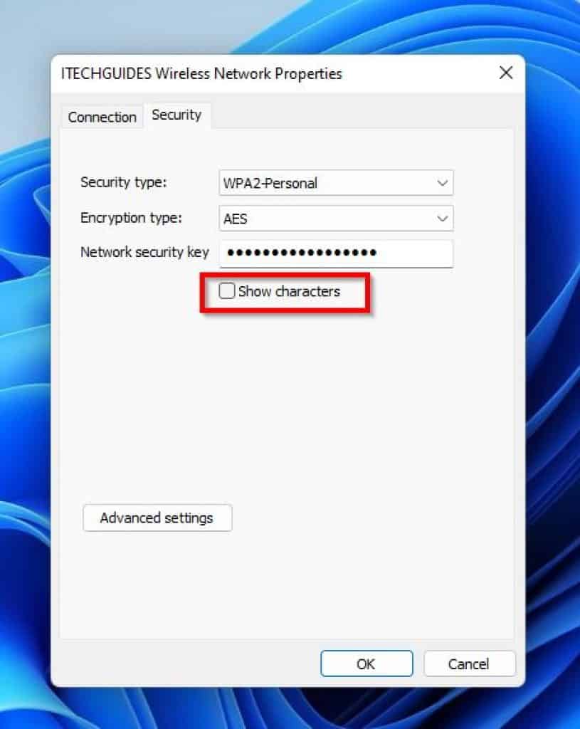 See WiFi Password In Windows 11 Through Settings