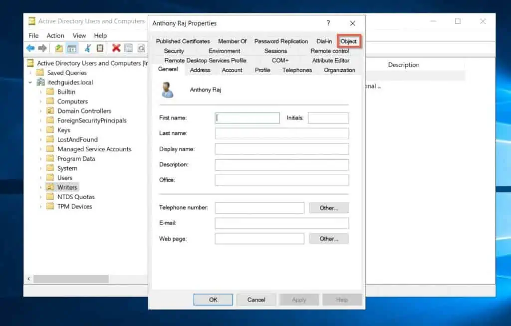 How To View CN (canonicalName vs commonName) In Active Directory With Active Directory Users And Computers (ADUC)