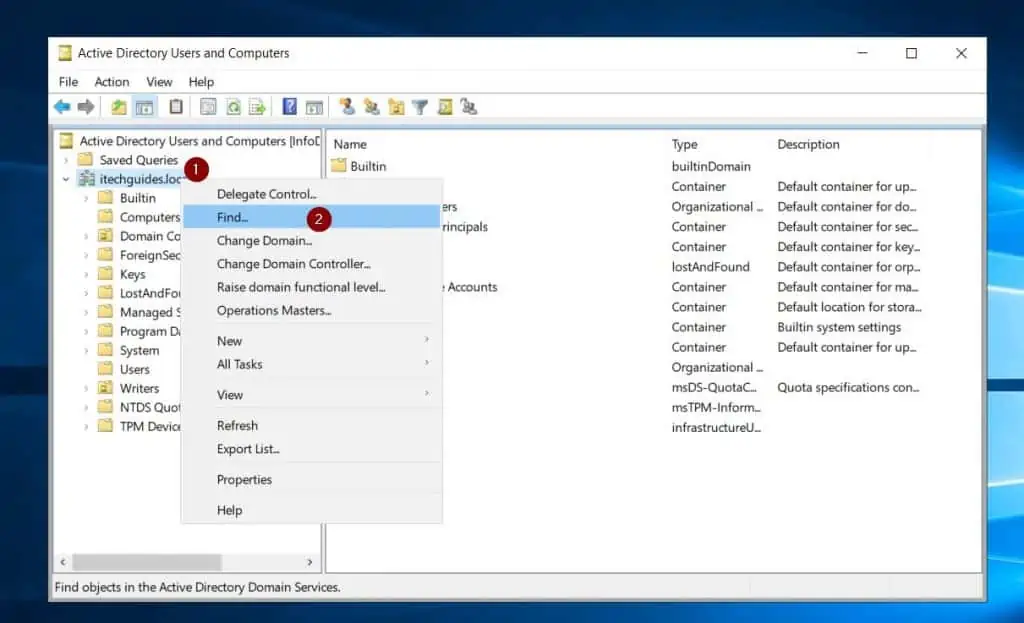 Reset User Active Directory Password With Active Directory Users and Computers