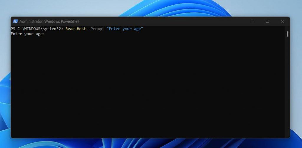 Pause A PowerShell Script With The Read-Host Command