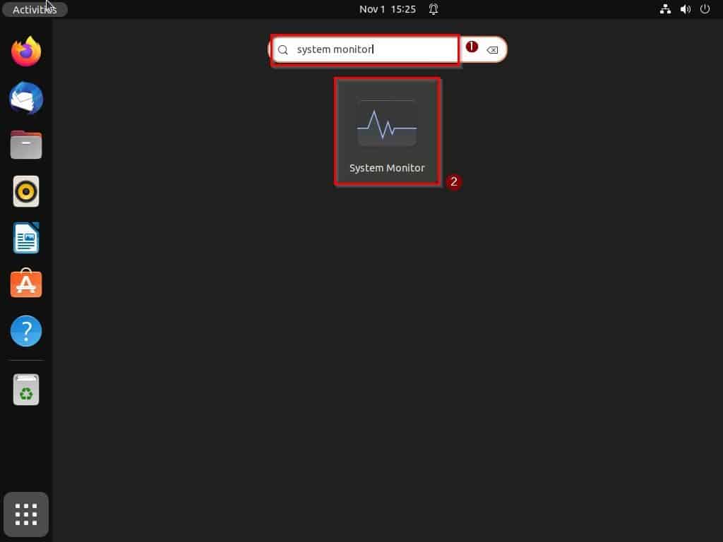 Check Memory In Linux Through System Monitor