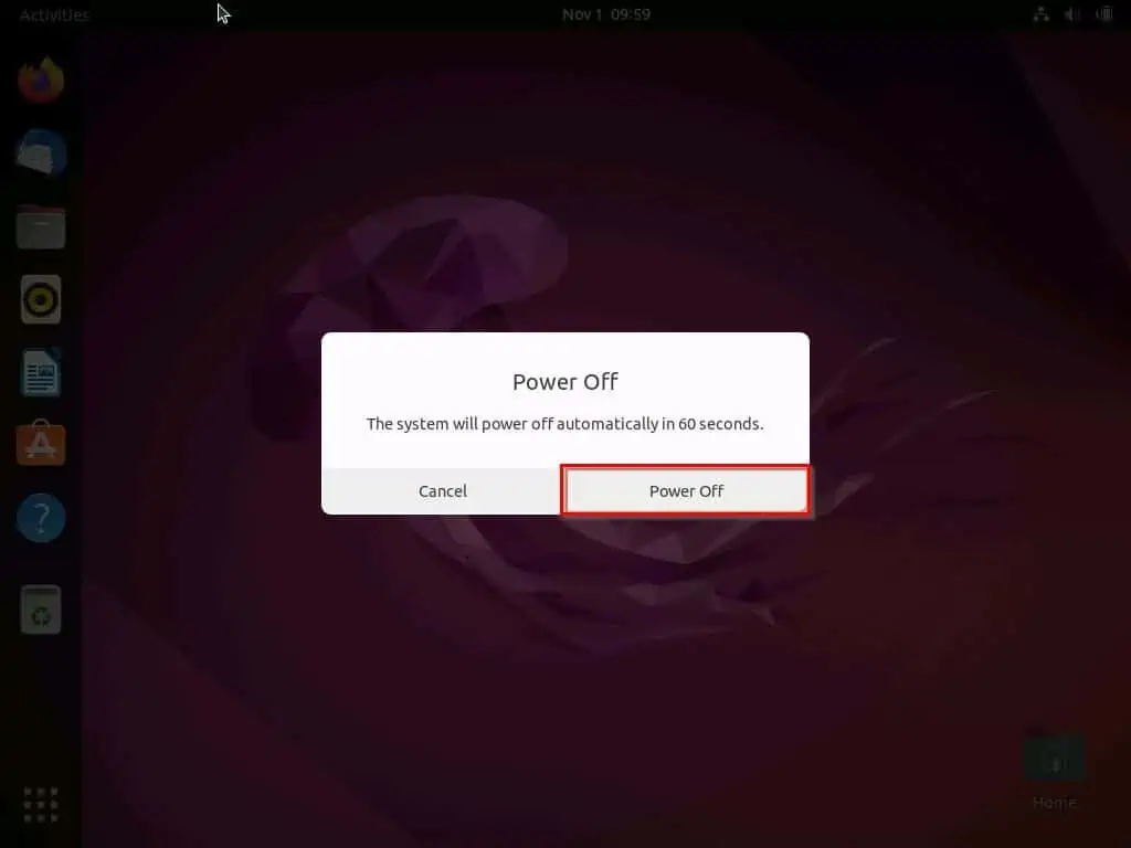 Shut Down Ubuntu Through The GUI