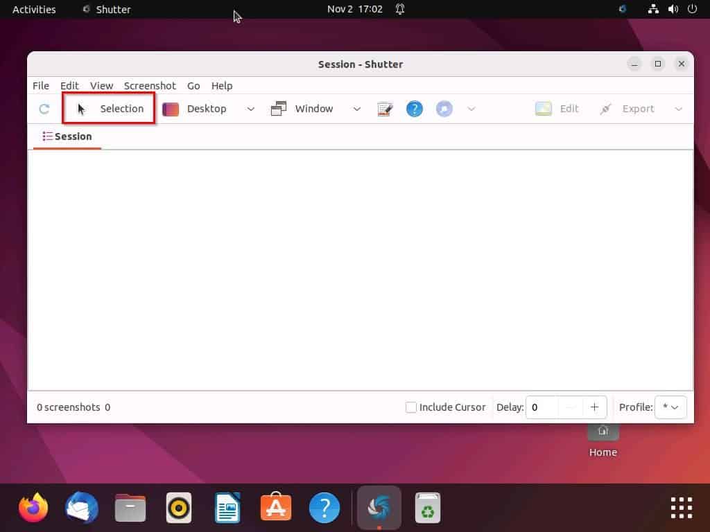 Screenshot On Linux Using A Third-party Application