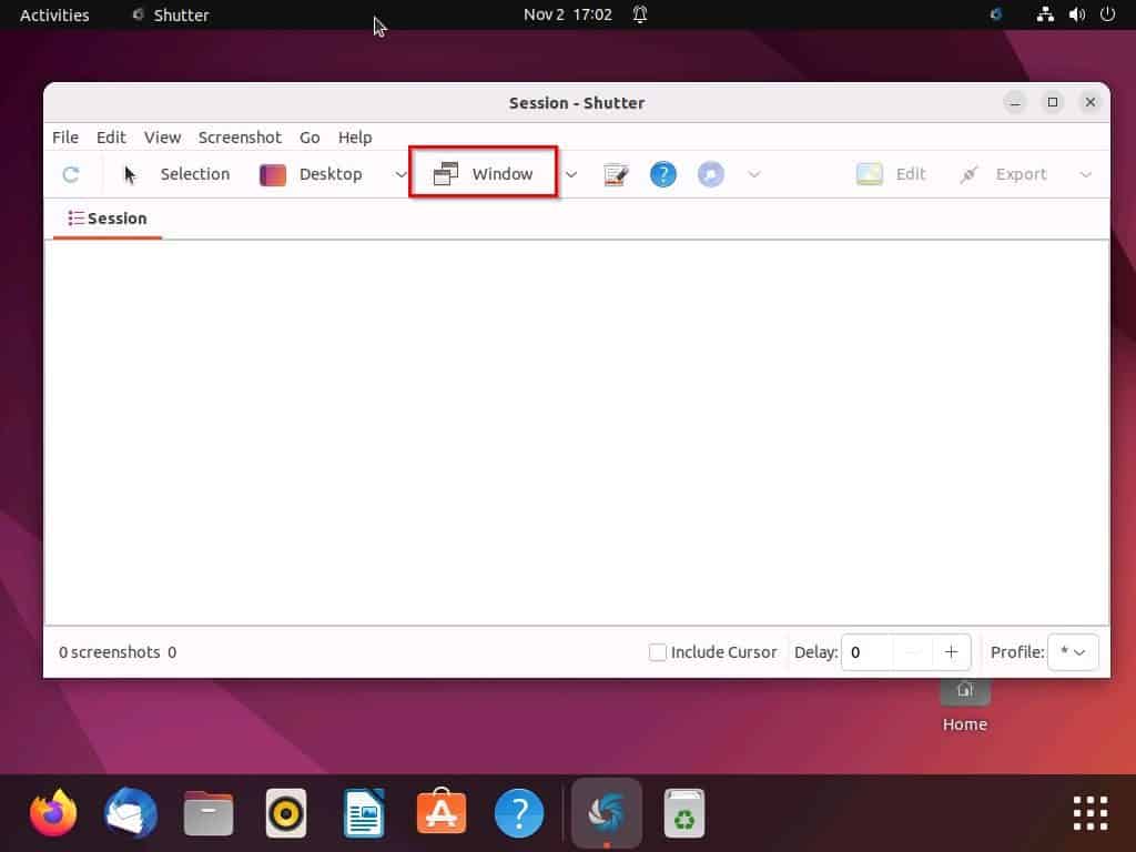 Screenshot On Linux Using A Third-party Application