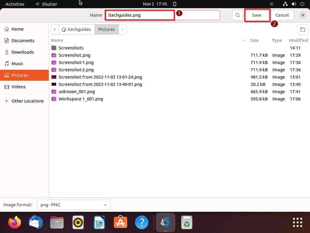 Screenshot On Linux Using A Third-party Application