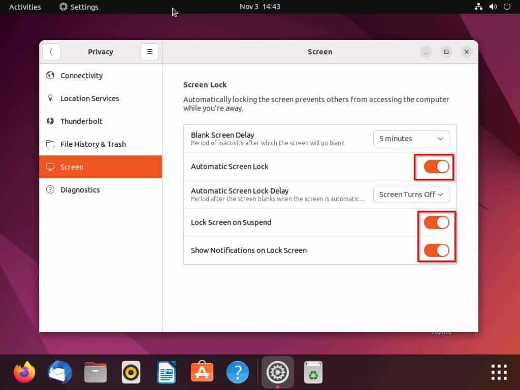 Disable The Lock Screen In Ubuntu Through The GUI