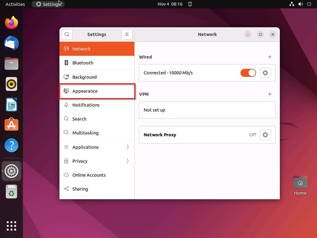 Move Taskbar To Bottom In Ubuntu Through The GUI