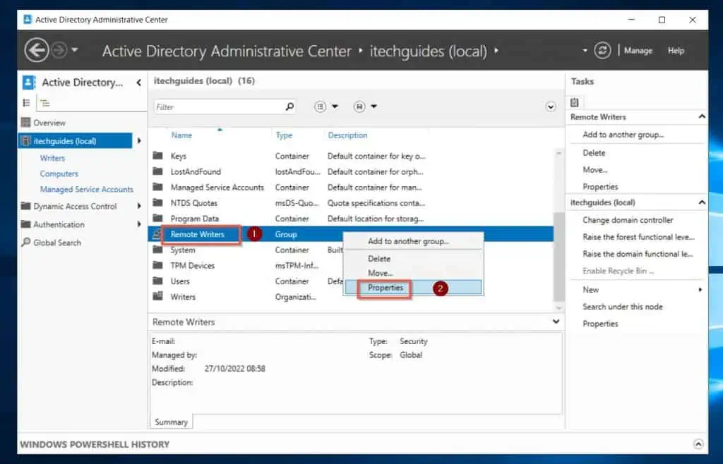 How To Add Or Remove Members To An AD (Active Directory) Group With Active Directory Administrative Center (ADAC)