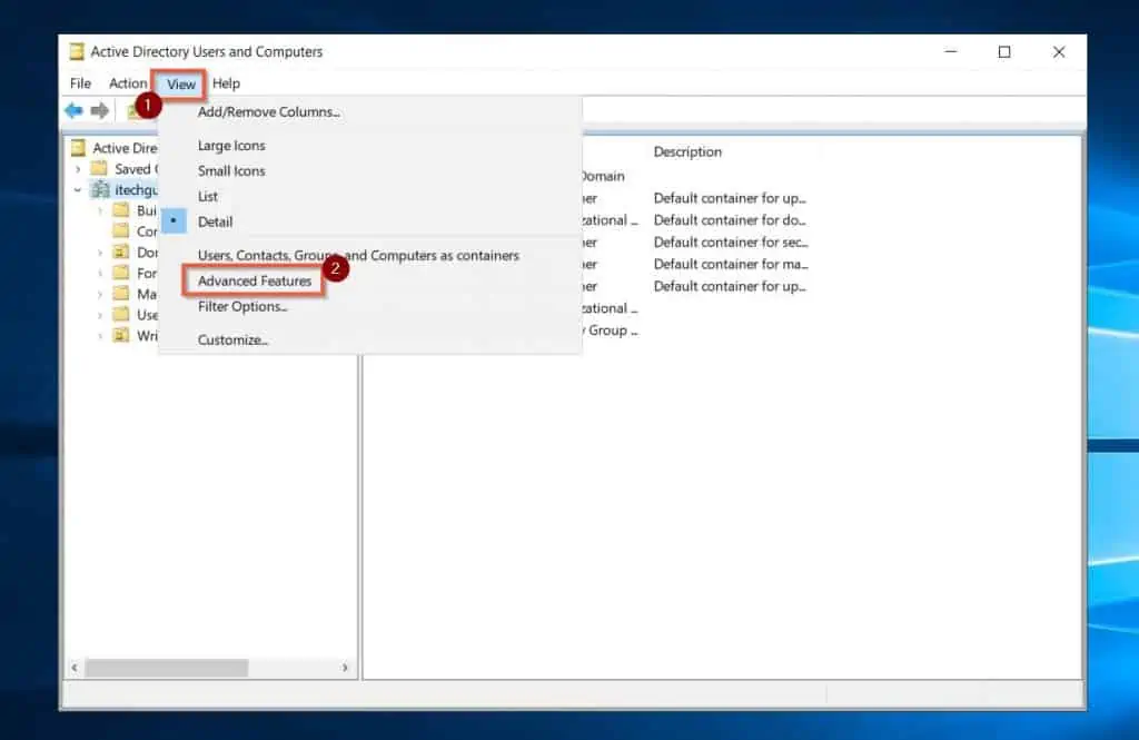 How To Enable The Attribute Editor Tab In Active Directory Users and Computers