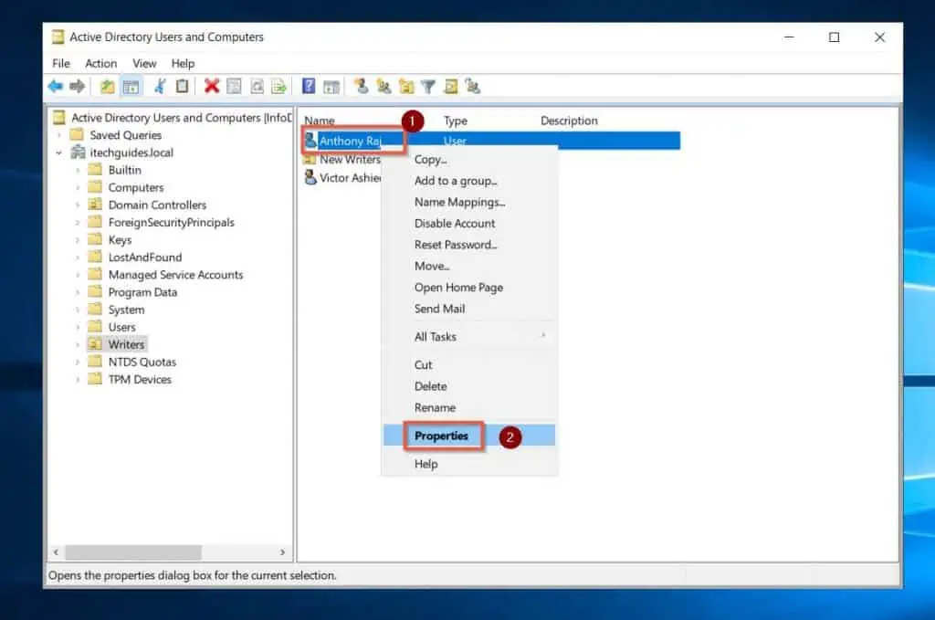 How To View The Attribute Editor Tab In Active Directory Users and Computers (ADUC)