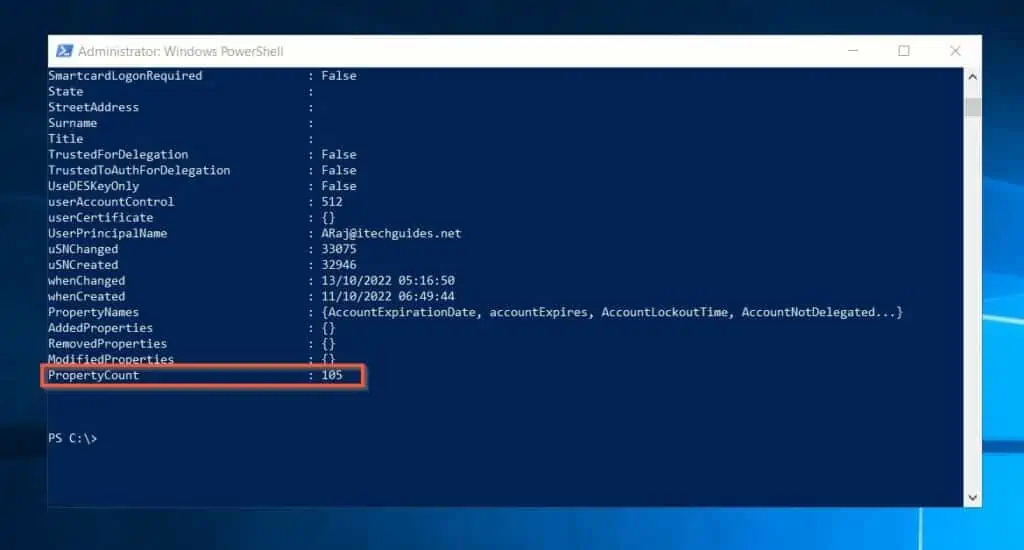 How To Count The Number Of Items Returned By The Get-ADObject PowerShell Command