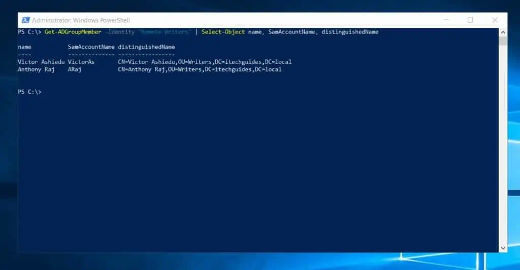 How To Export AD Group Members To A Text Or CSV File With PowerShell