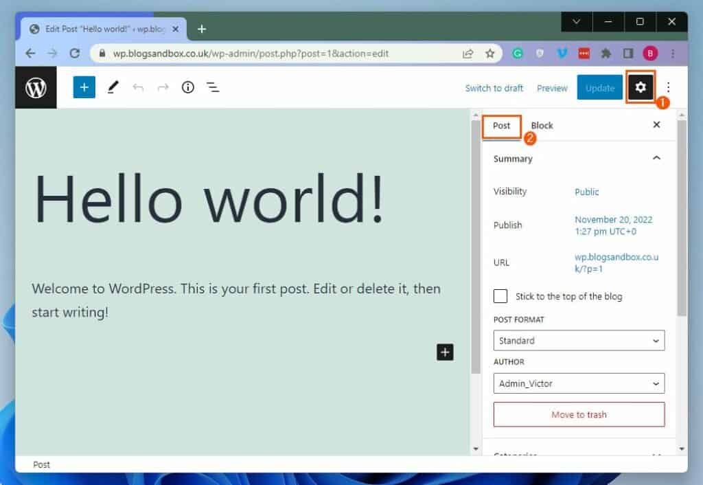 How To Change The Author In WordPress Post - 18