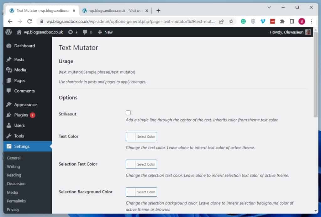 Redact Text In WordPress Using Text Mutator Plugin