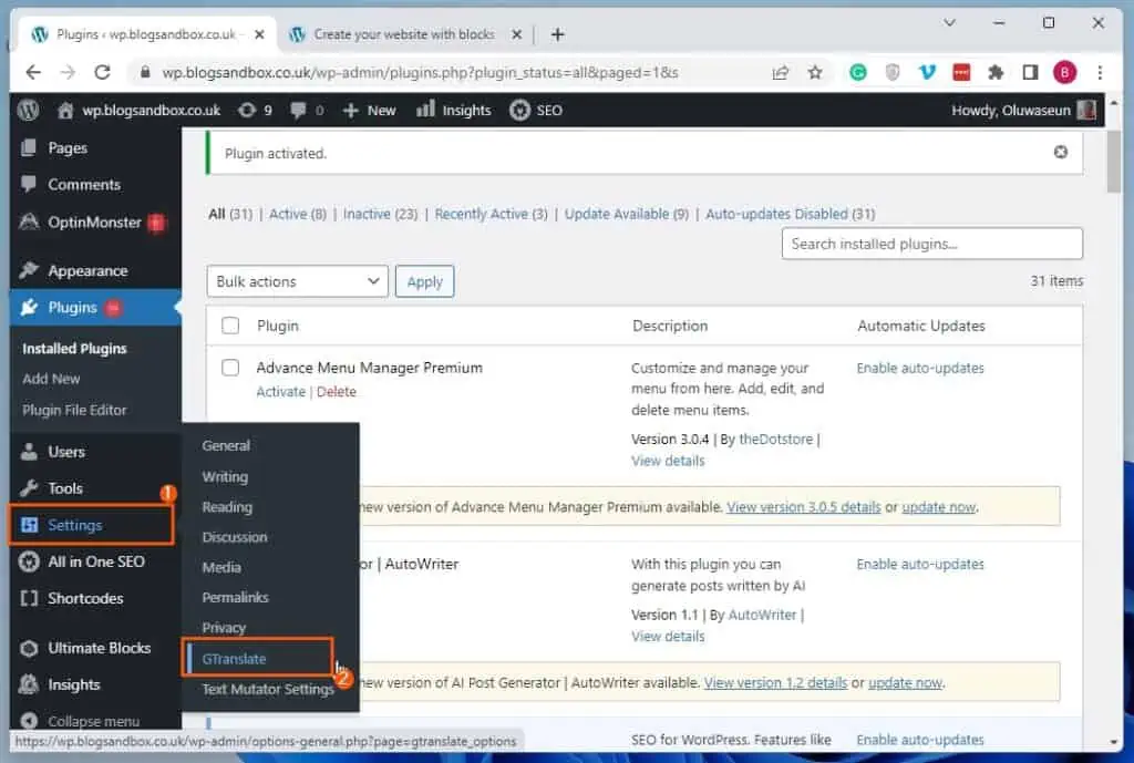 how-to-change-the-language-in-wordpress-itechguides