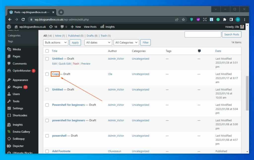Copying and Pasting Plain Text In The Block Editor On WordPress
