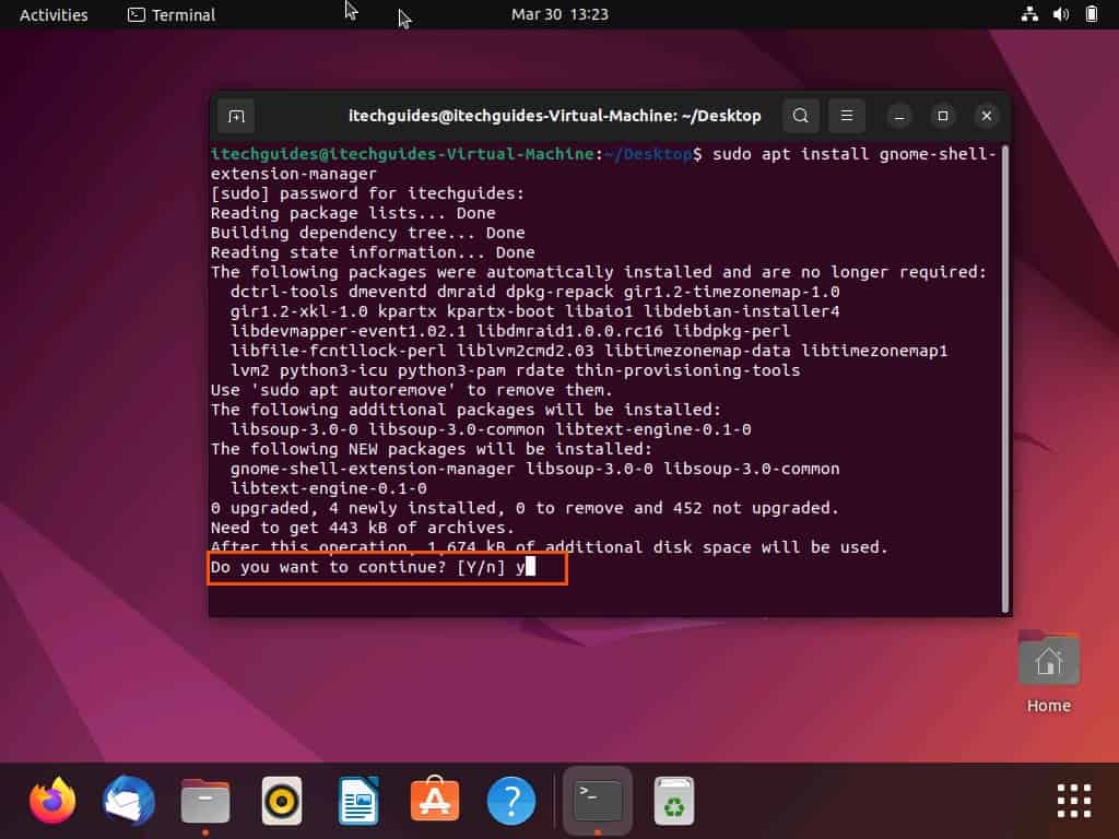 Send Applications To Desktop In Ubuntu Using A Gnome Shell Extension