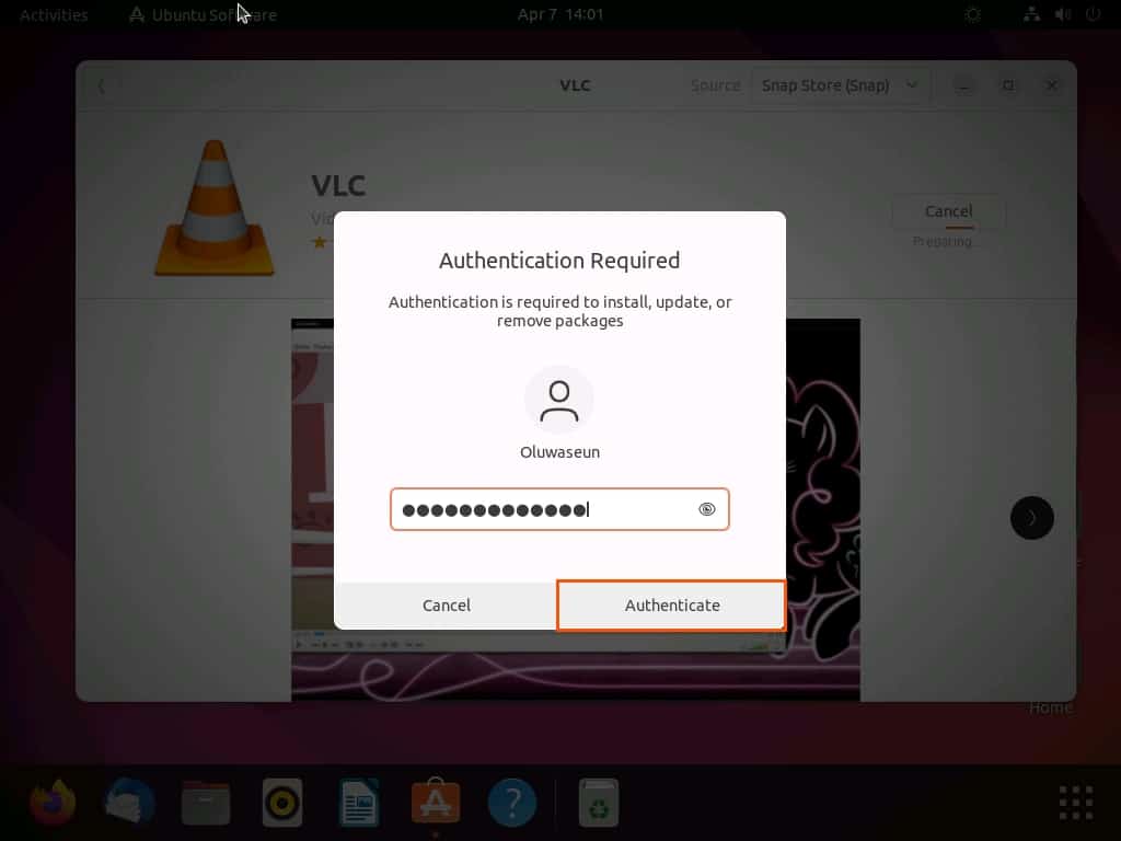 Install VLC Media Player Through Ubuntu Software Center
