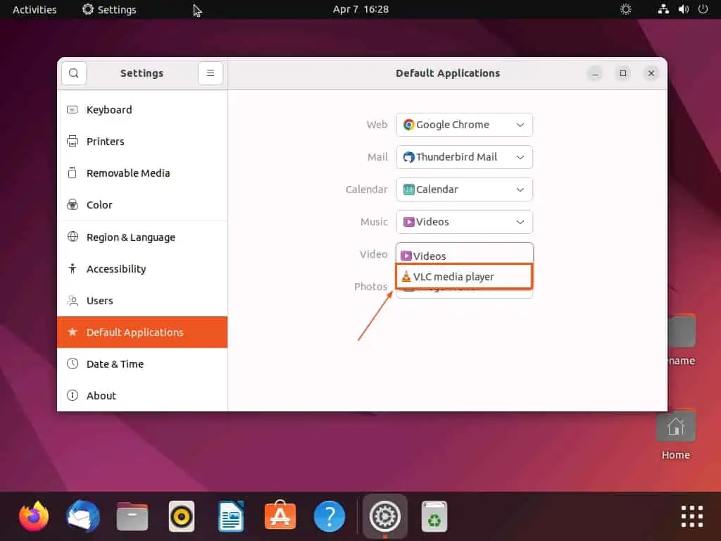 How to make vlc default player in ubuntu itechguides