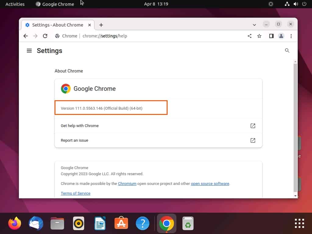 Know Chrome Version In Ubuntu Through Chrome 