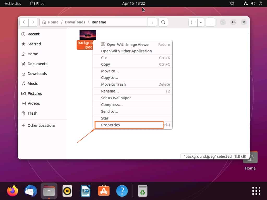 Know A File Path In Ubuntu Via The File's Properties
