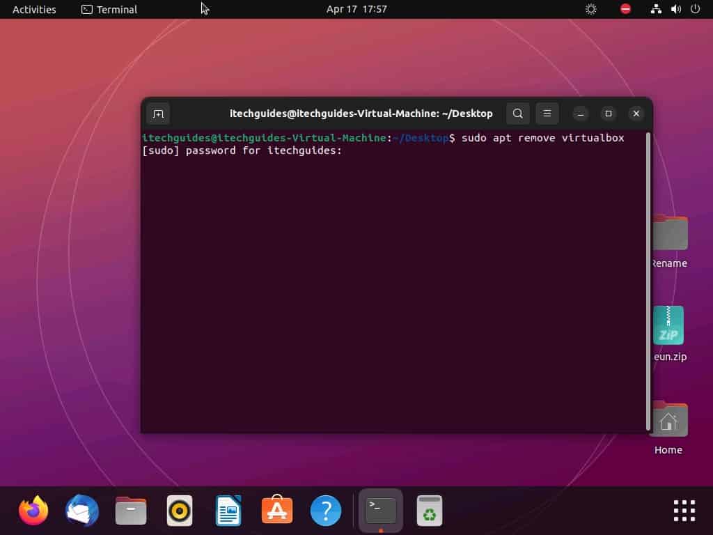 How To Uninstall VirtualBox In Ubuntu 