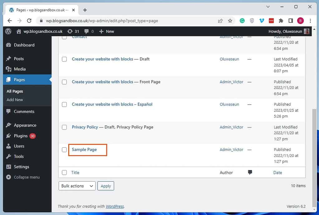 How To Remove title in a specific WordPress page using hide page and post title plugin
