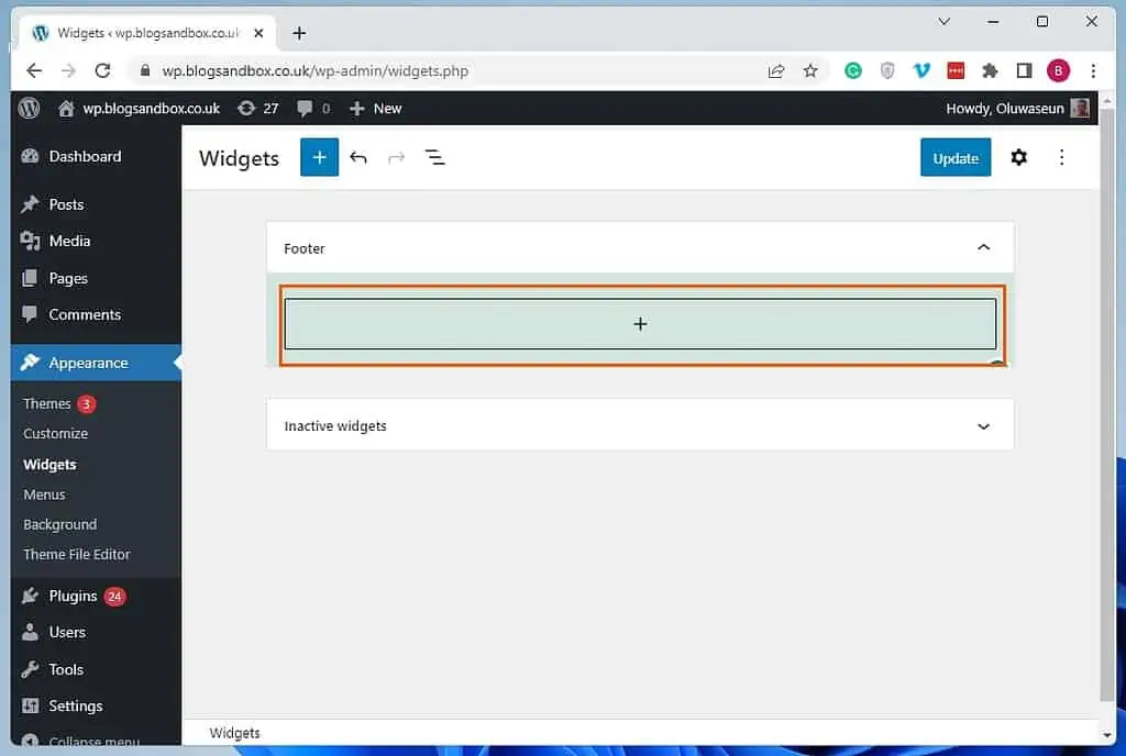 How to Install a Widget in WordPress Itechguides