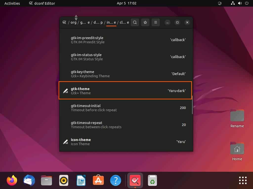 Turn Off Dark Mode In Ubuntu Using Dconf Editor