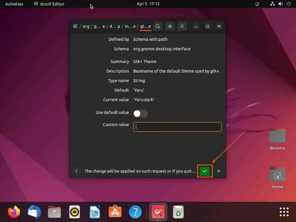 Turn Off Dark Mode In Ubuntu Using Dconf Editor