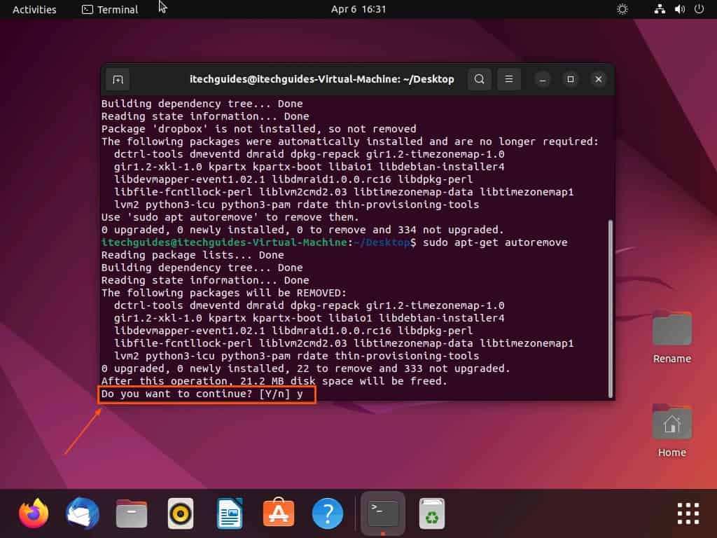 Delete Dropbox In Ubuntu Through The Terminal