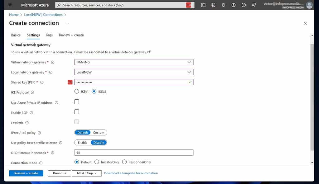 Configure an Azure VM as DC in an on-prem Active Directory