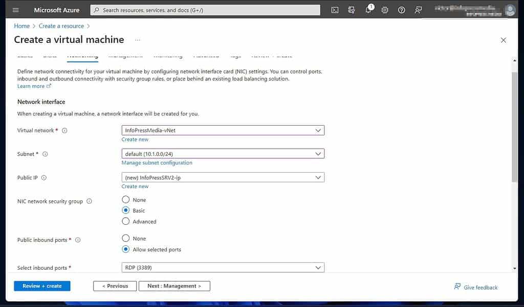 Configure an Azure VM as DC in an on-prem Active Directory