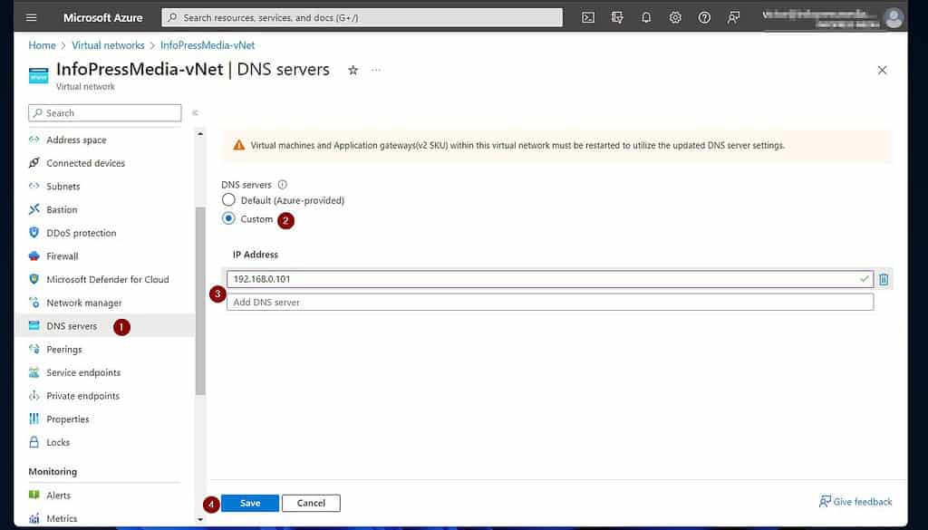 Configure an Azure VM as DC in an on-prem Active Directory