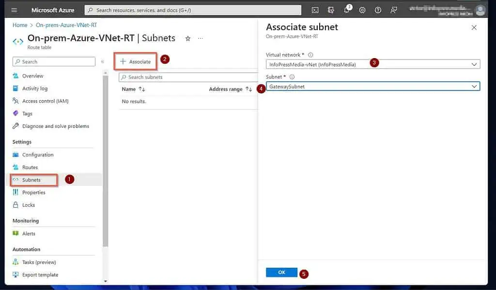 Configure an Azure VM as DC in an on-prem Active Directory