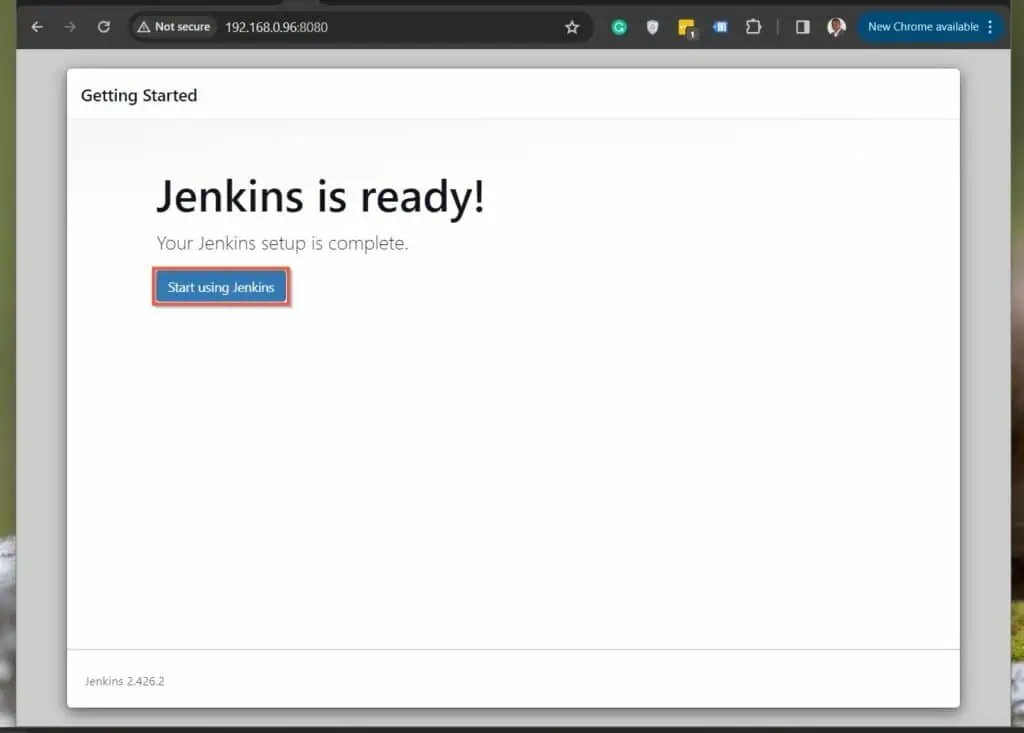 setup Jenkins on Ubuntu with a Docker Container