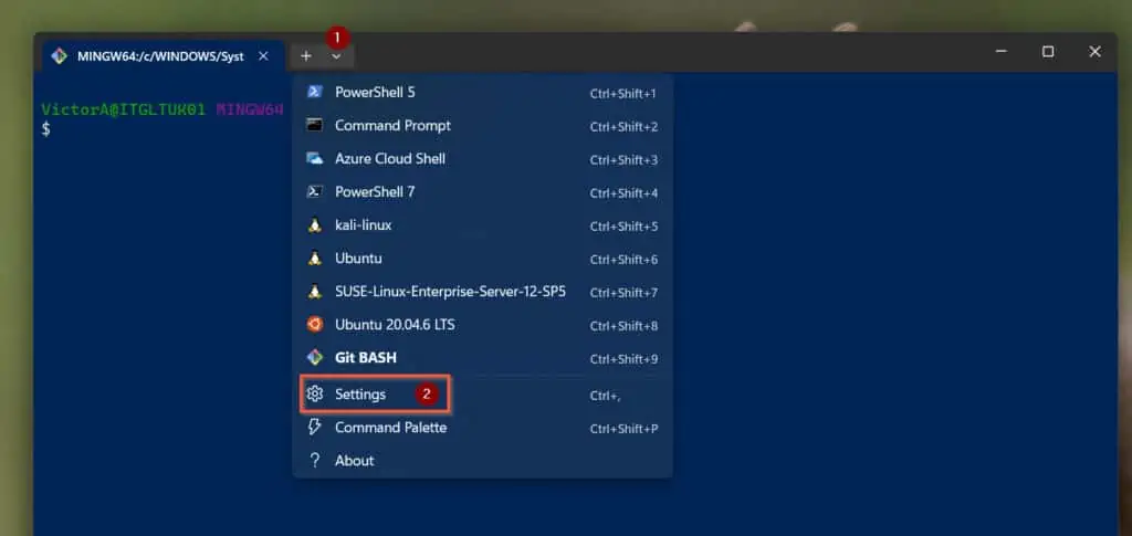 How to Set a Default Profile on Windows Terminal