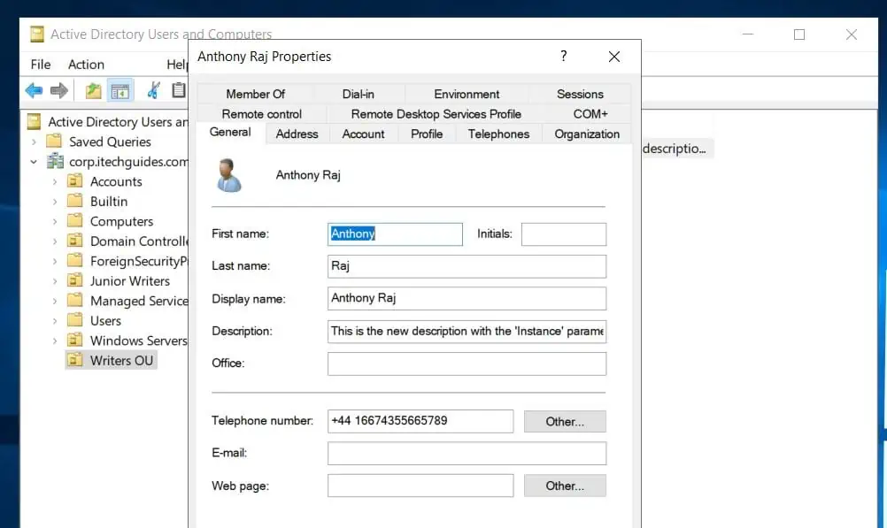 Attribute Editor Tab Missing in ADUC [Fixed] Itechguides