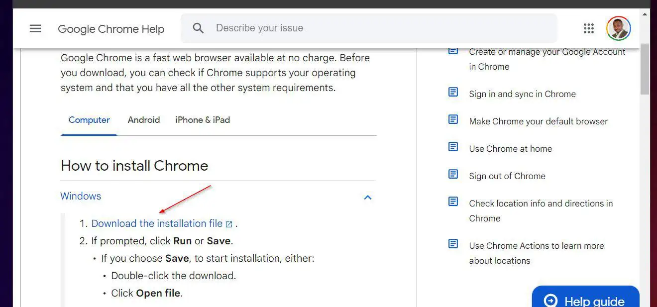 How do I install the Chrome browser 2
