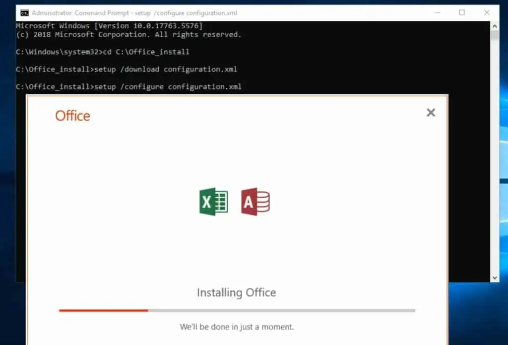 Install Office 2019 with the XML File