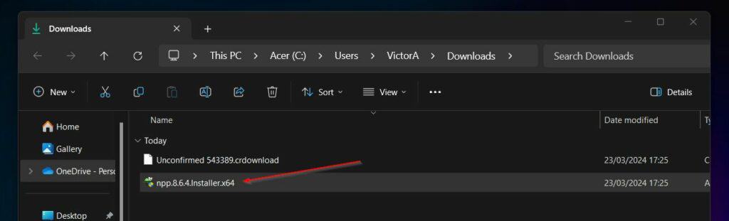 Once the file downloads, locate and double-click it to start the installation. Then, follow the wizard to complete the install.