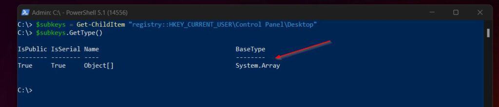 Read Registry Value and Return an Array