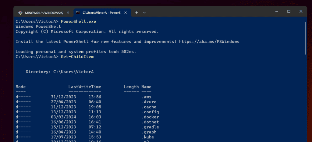 How to Open PowerShell.exe Command from CMD