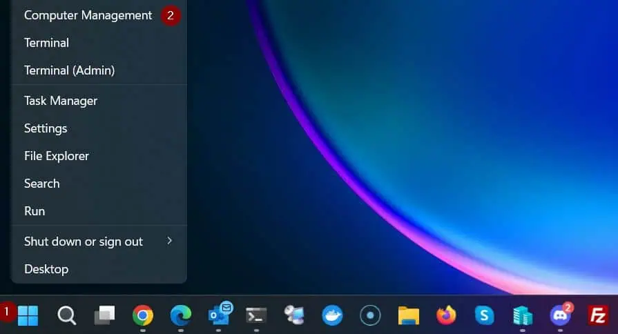 Step 1: Connect the USB Drive and Set it Offline