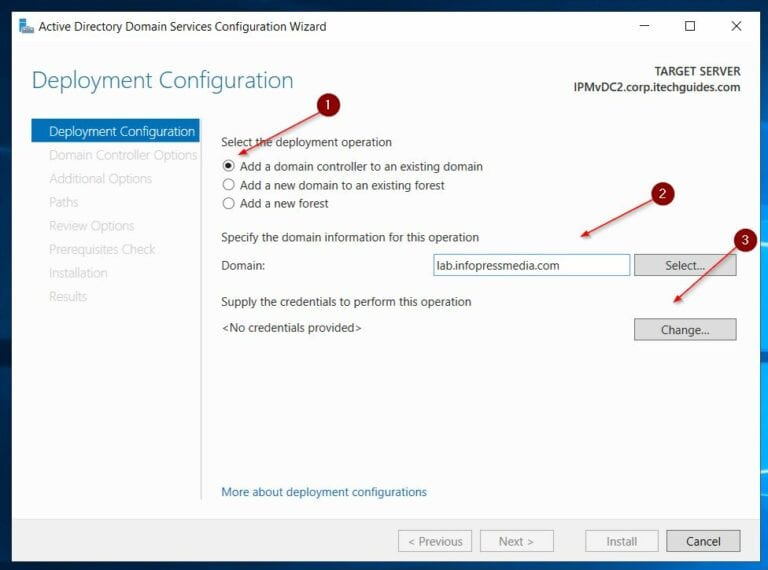 How to Configure a Windows Server as an Additional DC