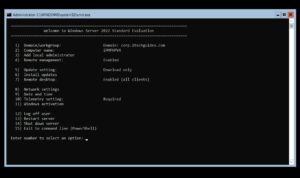 How to Install and Configure Windows Server 2022 Core