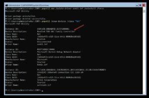 How to Uninstall Drivers From a Windows Server Core