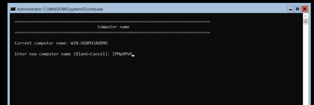 Then, give the server a new name and press the enter key.